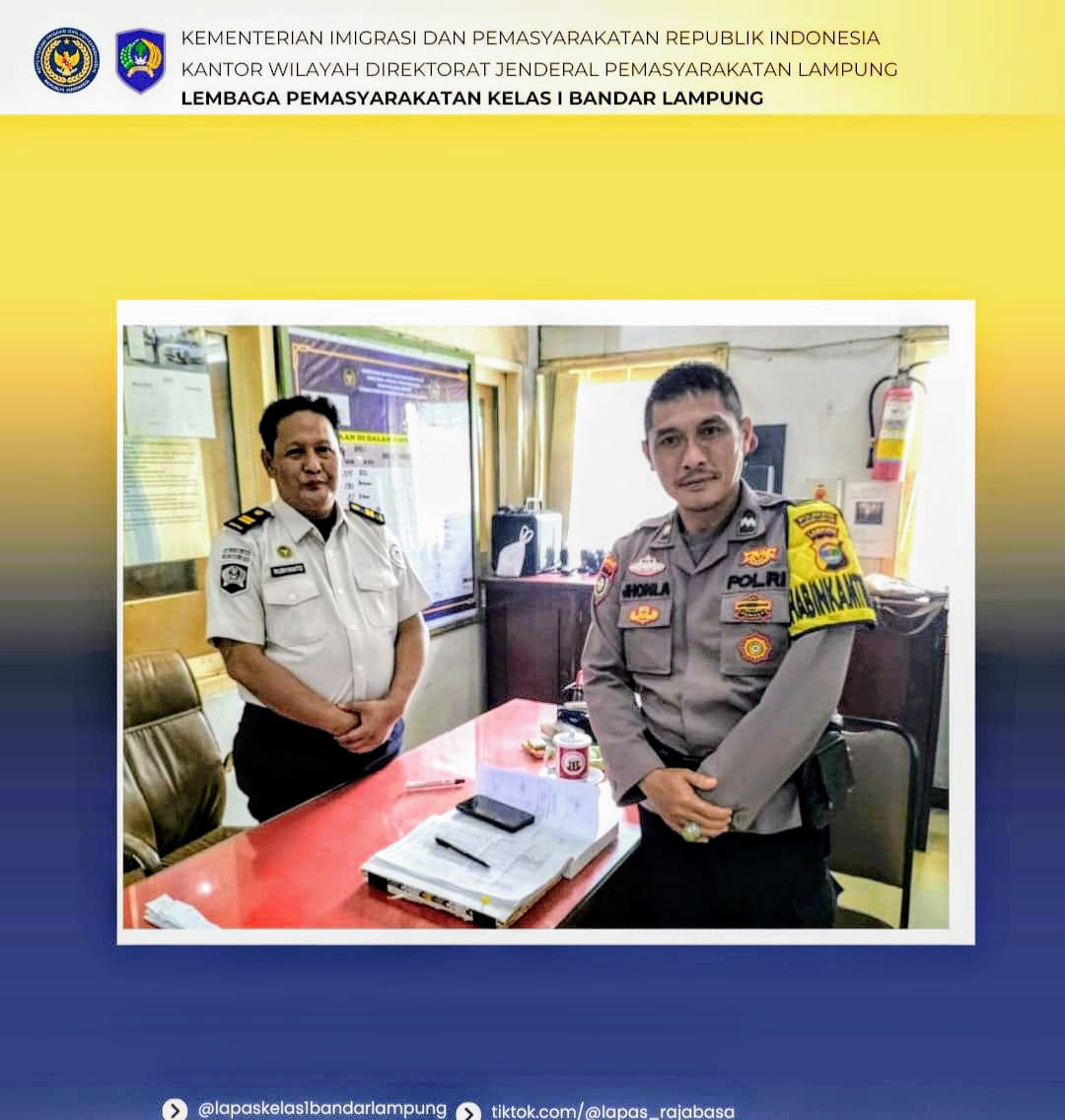 Perkuat Pengamanan Hari Minggu, TNI-Polri Siaga di Titik Strategis Lapas Kelas I Bandar Lampung